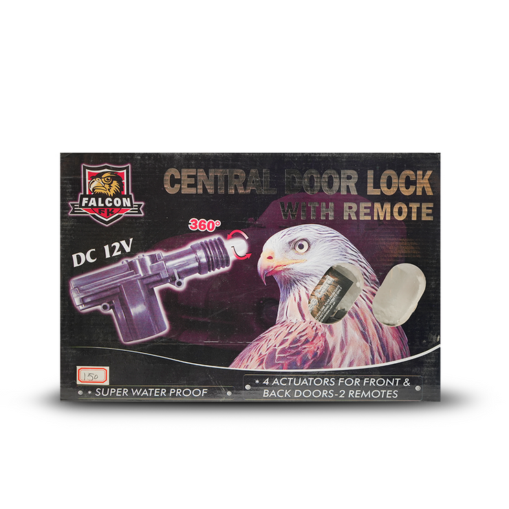Central lock with remote control