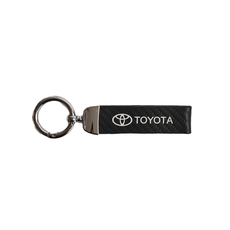 Carbon fiber keychain