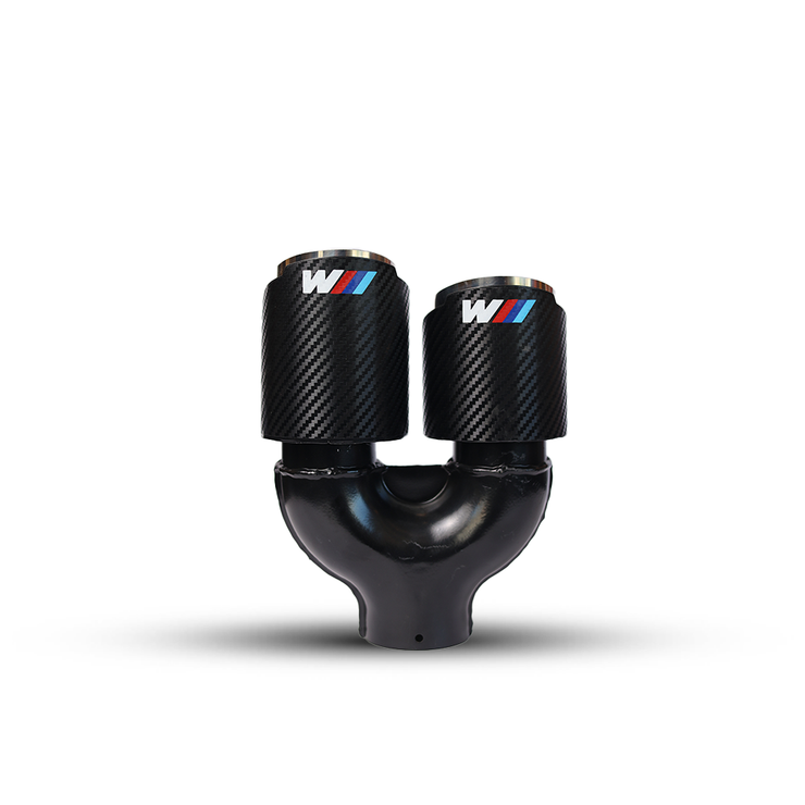 Akrapovic Double Carbon Exhaust Tip M Logo