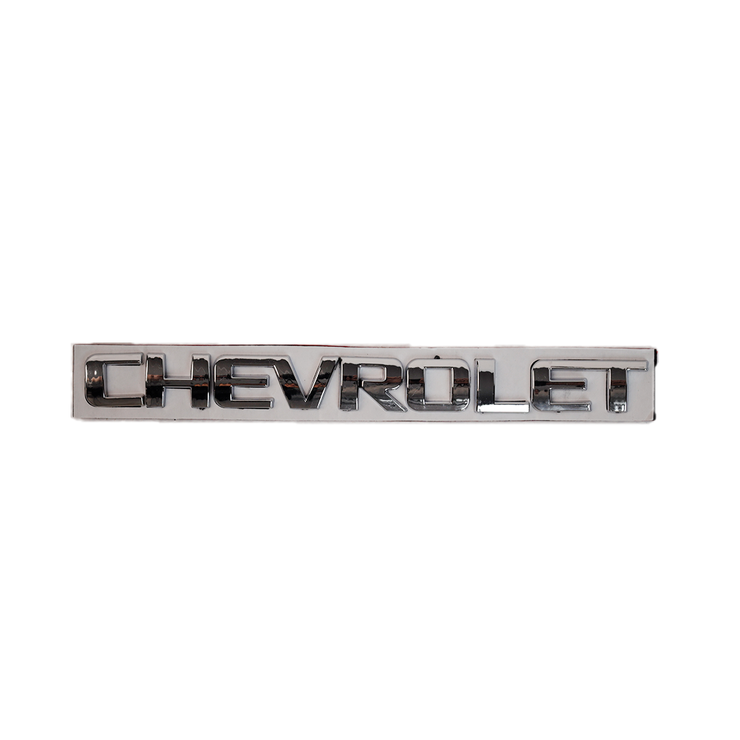 Tail Gate Chrome Nameplate